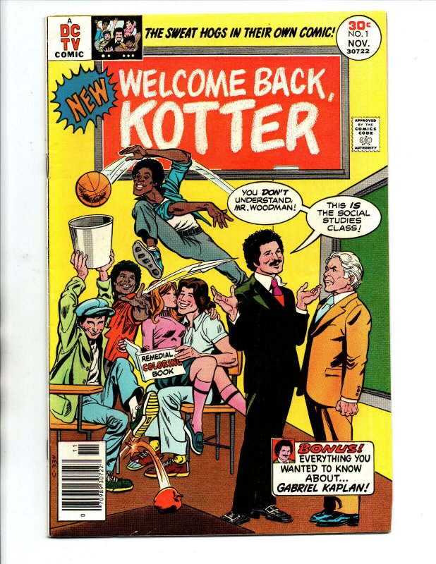 Welcome Back Kotter #1 newsstand - 1st issue - John Travolta - 1976 - VF/NM