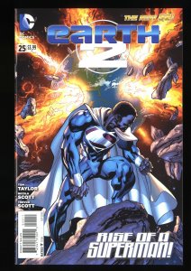 Earth 2 #25 NM 9.4 1st Val-Zod Cover!