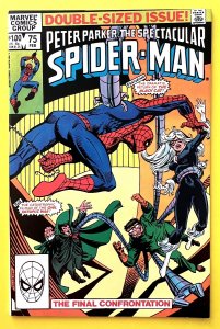 SPECTACULAR SPIDER-MAN 75 BLACK CAT DOC OCK KINGPIN (1983)