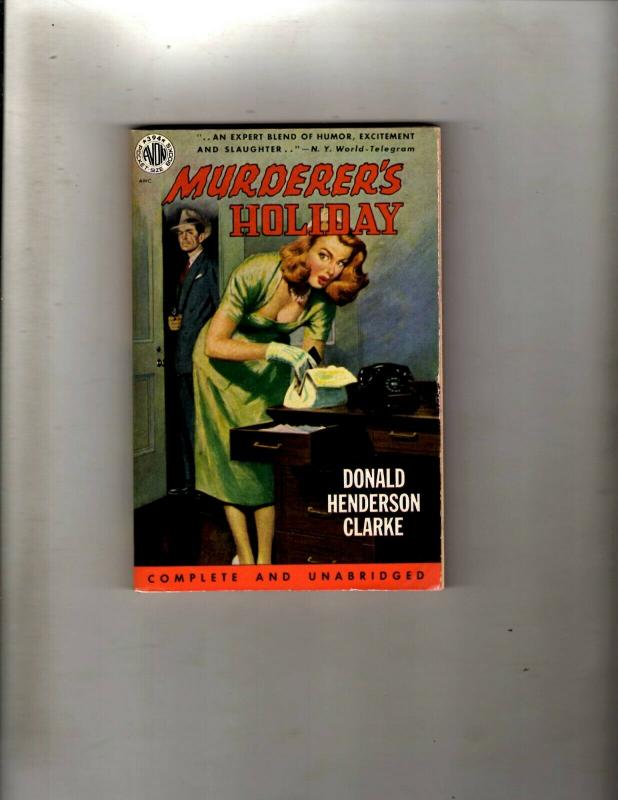 4 Pocket Books Murderer's Holiday, House Fury, Imperial City, Mortgage Life JL35