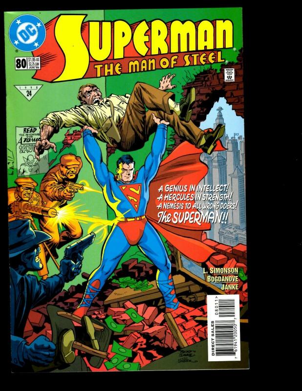 12 Superman DC Comics # 77 78 79 80 81 82 83 '92 '96 Toyman 1 Kal Special 1 JF18