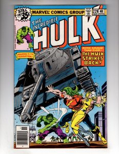 The Incredible Hulk #229 (1978) FN+ MOONSTONE! DOC SAMSON!   / ECA11x