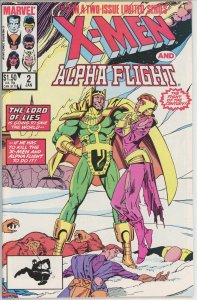 X-Men and Alpha Flight #2 (1985) - 8.0 VF *Limited Series*