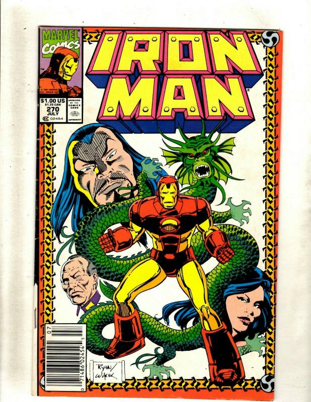 11 Comics Iron Man 270 273 276 279 288 290 292 Annual 15 Action Hour 7 ++ J369