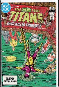 The New Teen Titans #33 Direct Edition (1983) Teen Titans