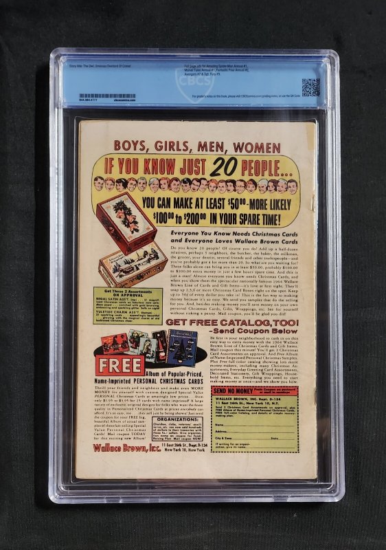 Daredevil #3 - 1st App & Origin Leland Owlsley / Trimmed (CBCS 2.5) 1964