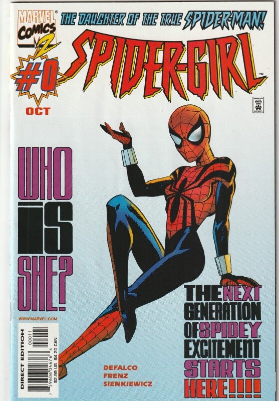 Spider-Girl # 0 Cover A VF/NM Marvel 1998 [O8]