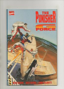 Punisher G-Force #1 - Graphic Novel Space Shuttle Cover - (Grade 9.2) 1992