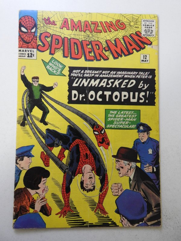 The Amazing Spider-Man #12 (1964) VG- Condition stamp bc, rust bottom staple