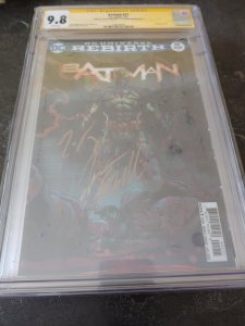 BATMAN #22 CGC 9.8  SIGNATURE SERIES SIGNED BY JASON FABOK & TOM KING