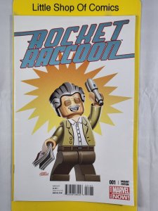 Rocket Raccoon #1 Leonel Castellani Stan Lee Lego Variant 2014 Marvel Comics