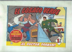 Facsimil de Ediciones B: El Cosaco Verde numero 092: El doctor Drakon