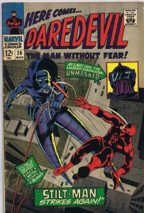 Daredevil #27 ORIGINAL Vintage 1967 Marvel Comics Stilt Man