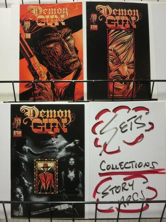 DEMON GUN (1996 CRUSADE) 1-3  Gary Cohn  COMPLETE!