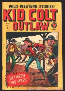 Kid Colt Outlaw #7 1949-Marvel-1st Nimo the Lion appearance-G/VG