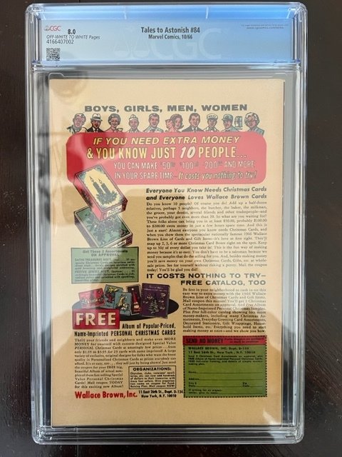 Tales to Astonish #84 (1966) - CGC 8.0 ! - Namor!