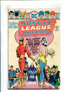 JUSTICE LEAGUE AMERICA #121 (4.5) ADAM STRANGE WEDDING!! 1975