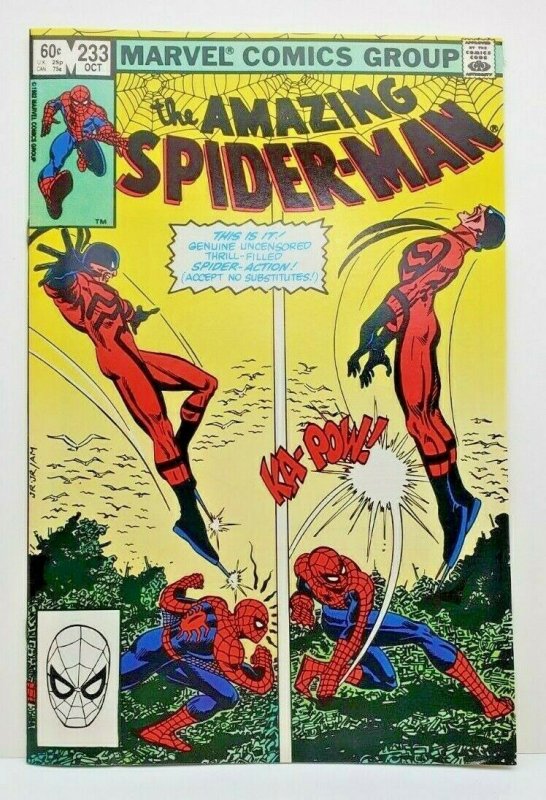 The Amazing Spider-Man #233  (1982) VF/NM   Tarantula   1st time Murray''s Bar 