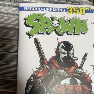 Spawn #350 Todd McFarlane Signed Retailer Thank You Variant - High Grade NM