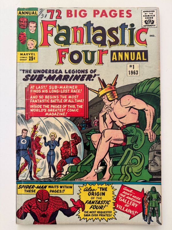 Fantastic Four Annual #1 (1963) see description