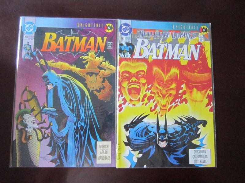 Batman Knight Fall Set - VF+ Average - 1993