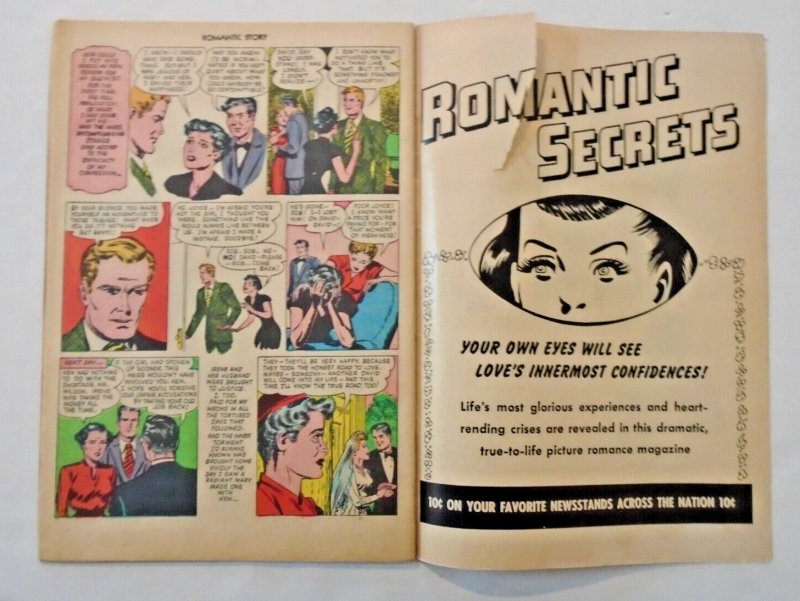 Romantic Story (1949, Fawcett) #9vg