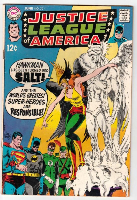 Justice League of America #72 (Jun-69) FN/VF Mid-High-Grade Justice League of...