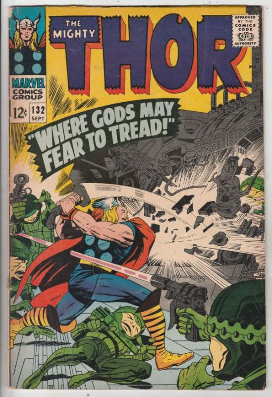 Thor, the Mighty #132 (Sep-66) FN- Mid-Grade Thor, Hercules