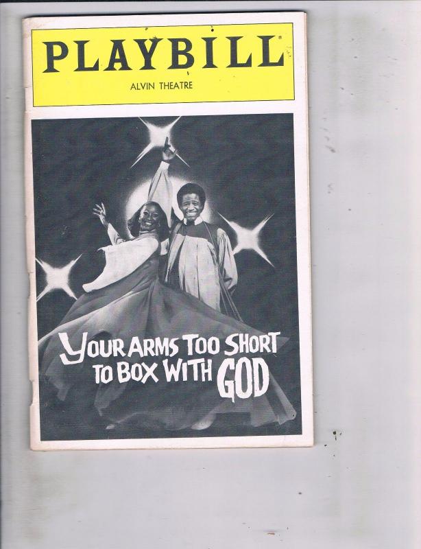 3 Playbills Arms Too Short To Box W Dinah Was Washington Leader Of The Pack J118 