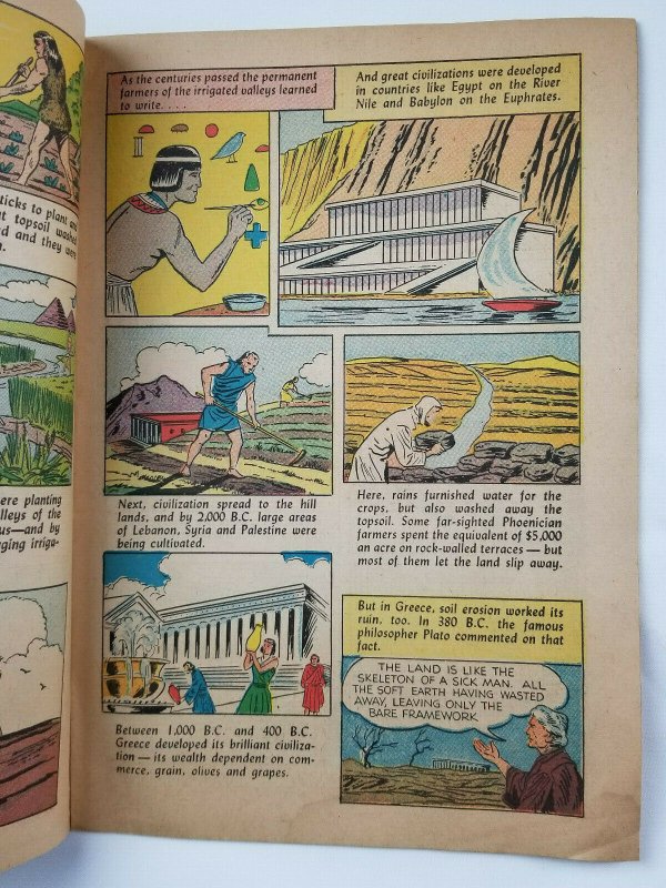 The Story of Land Comic 1961 VG/VG+ Soil Conservation Society - Ankeny Iowa