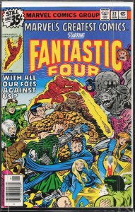 Marvel's Greatest Comics #81 (1979) Fantastic Four