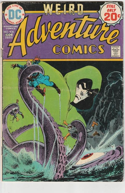 5 Adventure Comics DC Comic Books #436 446 459 460 463 Wonder Woman Spectre TW45