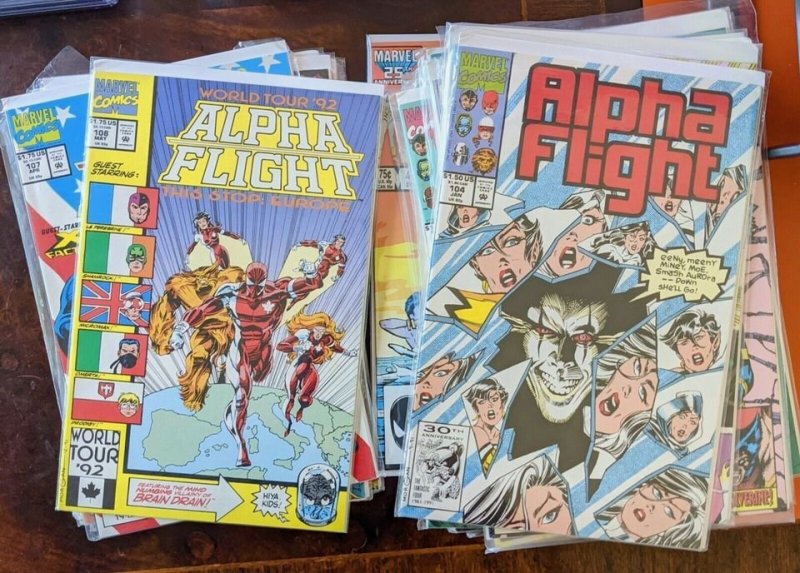 Alpha Flight! 35 Book Lot!Excellent Condition! KEYS! Copper Age!