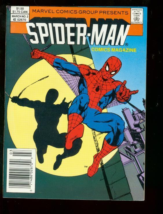 SPIDER-MAN COMICS MAGAZINE #2 1987 DIGEST VF