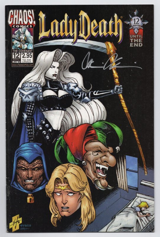 Lady Death #12 The Covenant | Signed by Brian Pulido (Chaos, 1999) FN