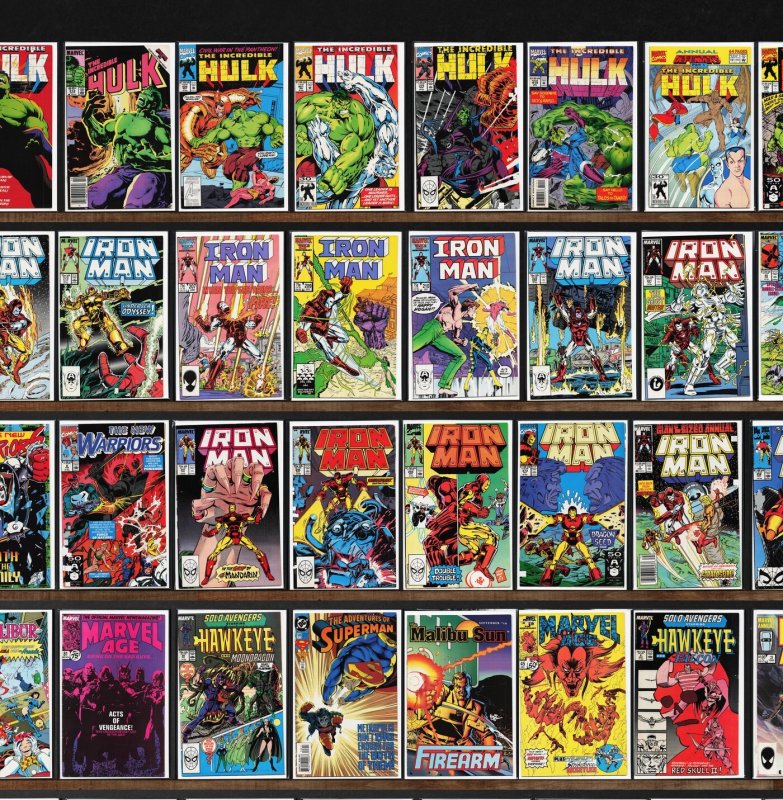 Huge Lot 150+ Comics with The New Warriors, Iron Man & More!