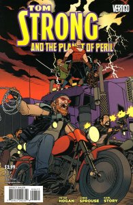 Tom Strong and the Planet of Peril #4 VF ; DC | Motorcycle