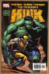 Incredible Hulk: Tempest Fugit  (2005) - Lee Weeks Cover