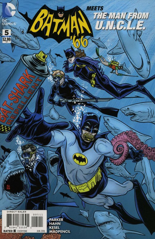 Batman '66 Meets The Man From U.N.C.L.E. #5 FN ; DC | UNCLE Mike