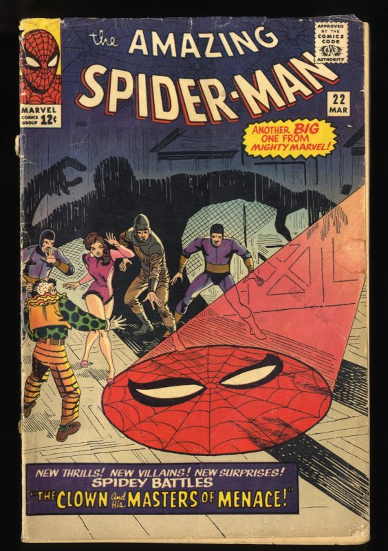 Amazing Spider-Man #22 GD 2.0 1st Princess Python!