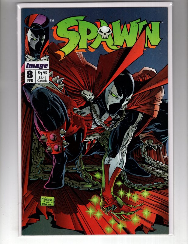 Spawn #8 (1993) VF  Alan Moore Frank Miller/ ID#04