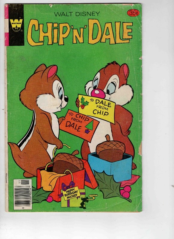 Walt Disney Chip n Dale #55 VINTAGE 1978 Whitman Comics