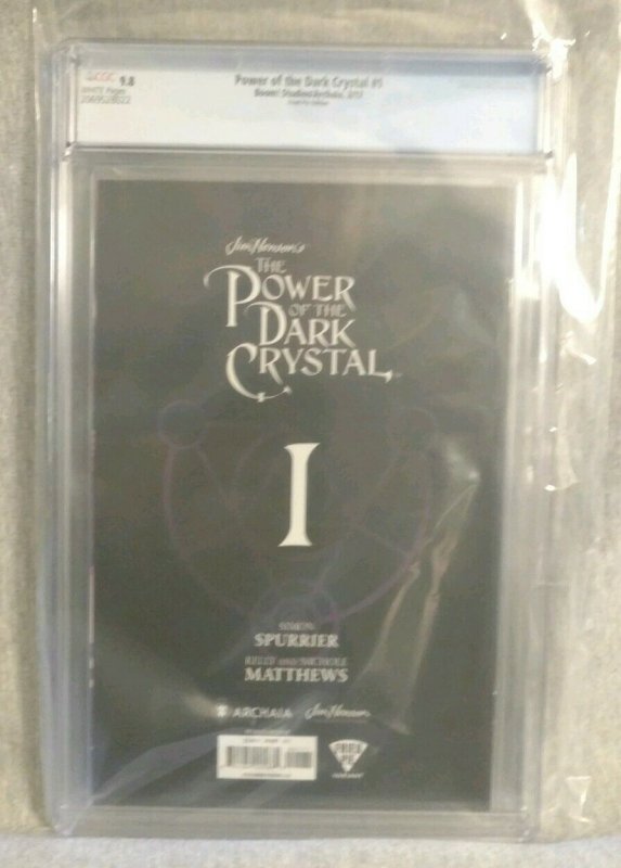 Power Of The Dark Crystal #1 CBCS 9.8 Fried Pie Variant White Pages