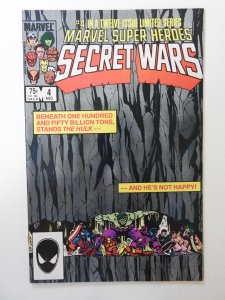 Marvel Super Heroes Secret Wars #4 (1984) FN Condition!