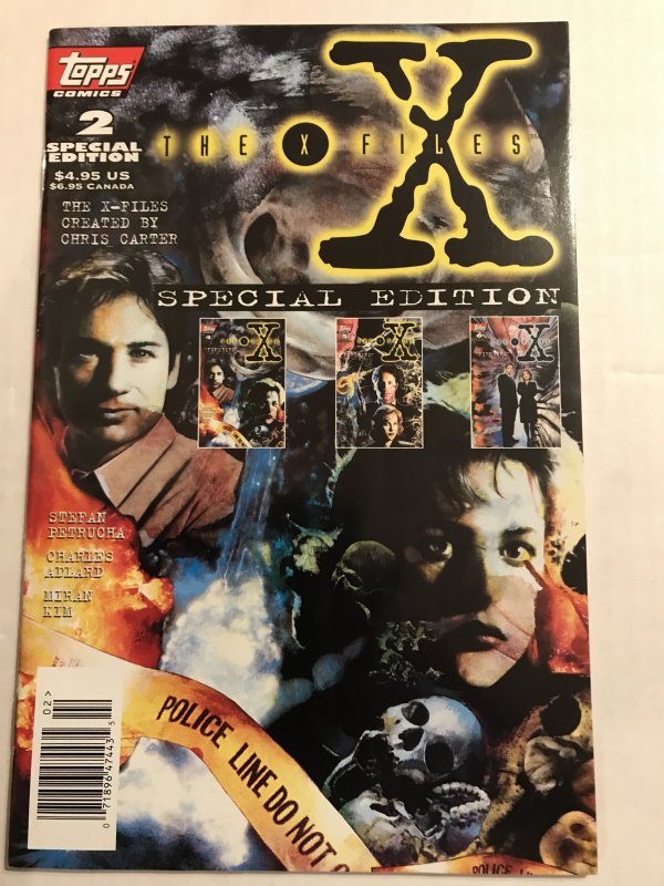 THE X-FILES Special Edition #2 : Topps 1995 VF-; Newsstand Variant, Fox & SCULLY