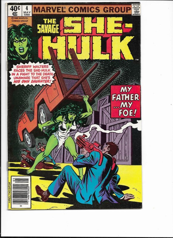 The Savage She-Hulk #4 Newsstand Edition (1980)