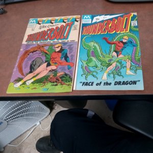 Peter Cannon Thunderbolt 57 & 58 Bronze Age Charlton Modern Comics Superhero lot