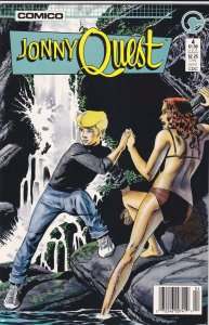 Jonny Quest (Comico) #4 (Newsstand) FN ; COMICO | Bikini Cover