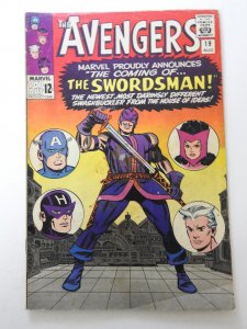 The Avengers #19 1st Appearance of The Swordsman! Solid VG- Condition!