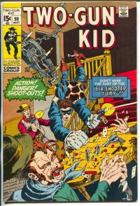 Two-Gun Kid  #98 1971-Marvel-card game-poker chips-John Romita-Al Kurzrok-VF